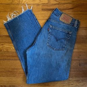 vintage 521 levi’s denim jeans